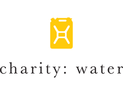 charity: water logo.